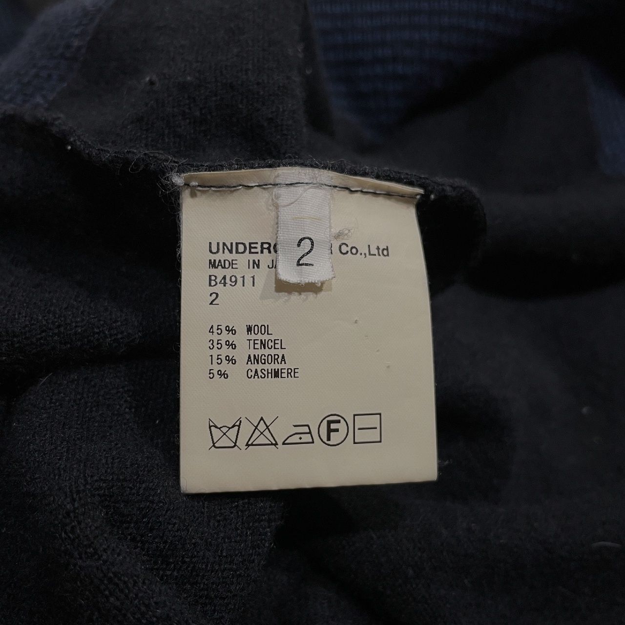 UNDERCOVERISM ウールアンゴラカシミヤリブニットセーター トップス