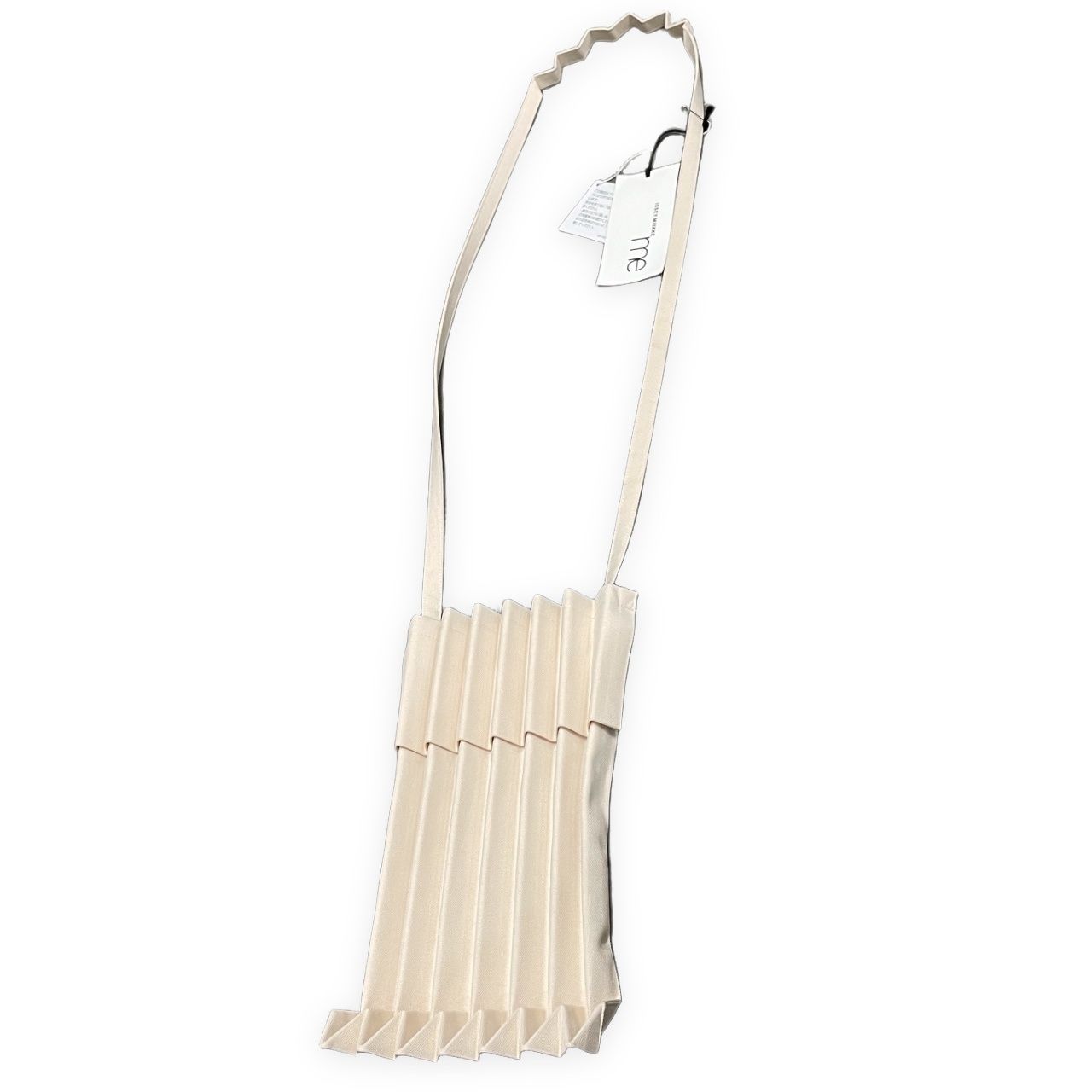 me ISSEY MIYAKE TRUNK PLEATS BAG 12 OFF WHITE プリーツ加工