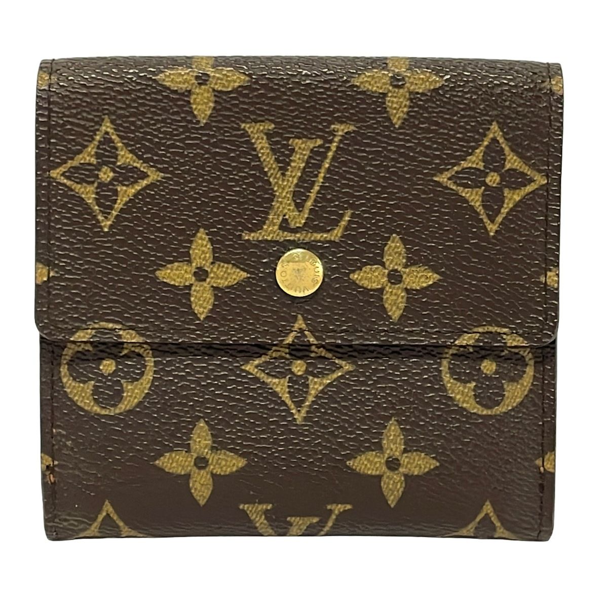 LOUIS VUITTON(ルイヴィトン) Wホック財布 モノグラム美品 ポルトモネビエカルトクレディ M61652 - レザー