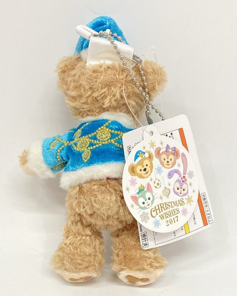 ダッフィー ぬいぐるみバッジ カラーオブクリスマス 2017 新品未使用 東京ディズニーシー ぬいぐるみバッジ CHRISTMAS WISHES 2017
