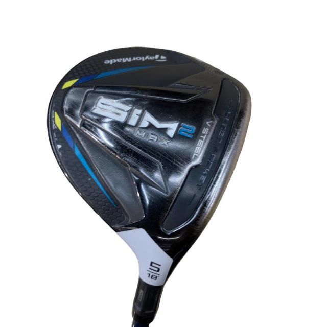 【中古】 テーラーメイド SIM2 MAX 5W フェアウェイウッド FW TENSEI BLUE TM50(SIM2 FW) (フレックスSR) メンズ 男性用 右利き 右用 Cランク ゴルフクラブ