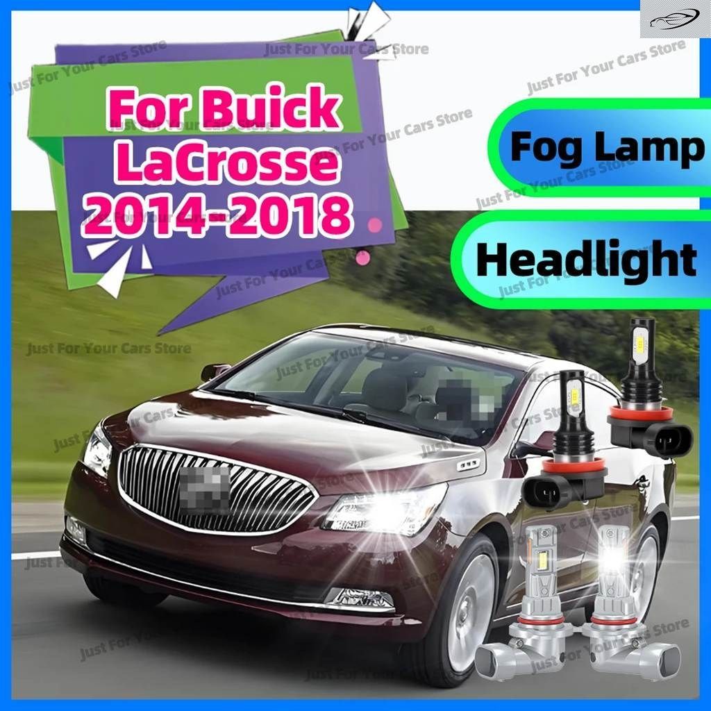 2/4X LED ヘッドライト 30000LM ヘッドランプ 6000Kホワイト フォグランプ バルブ BUICK LACROSSE 2014 - 18 プラグプレイ 12V 8,891円
