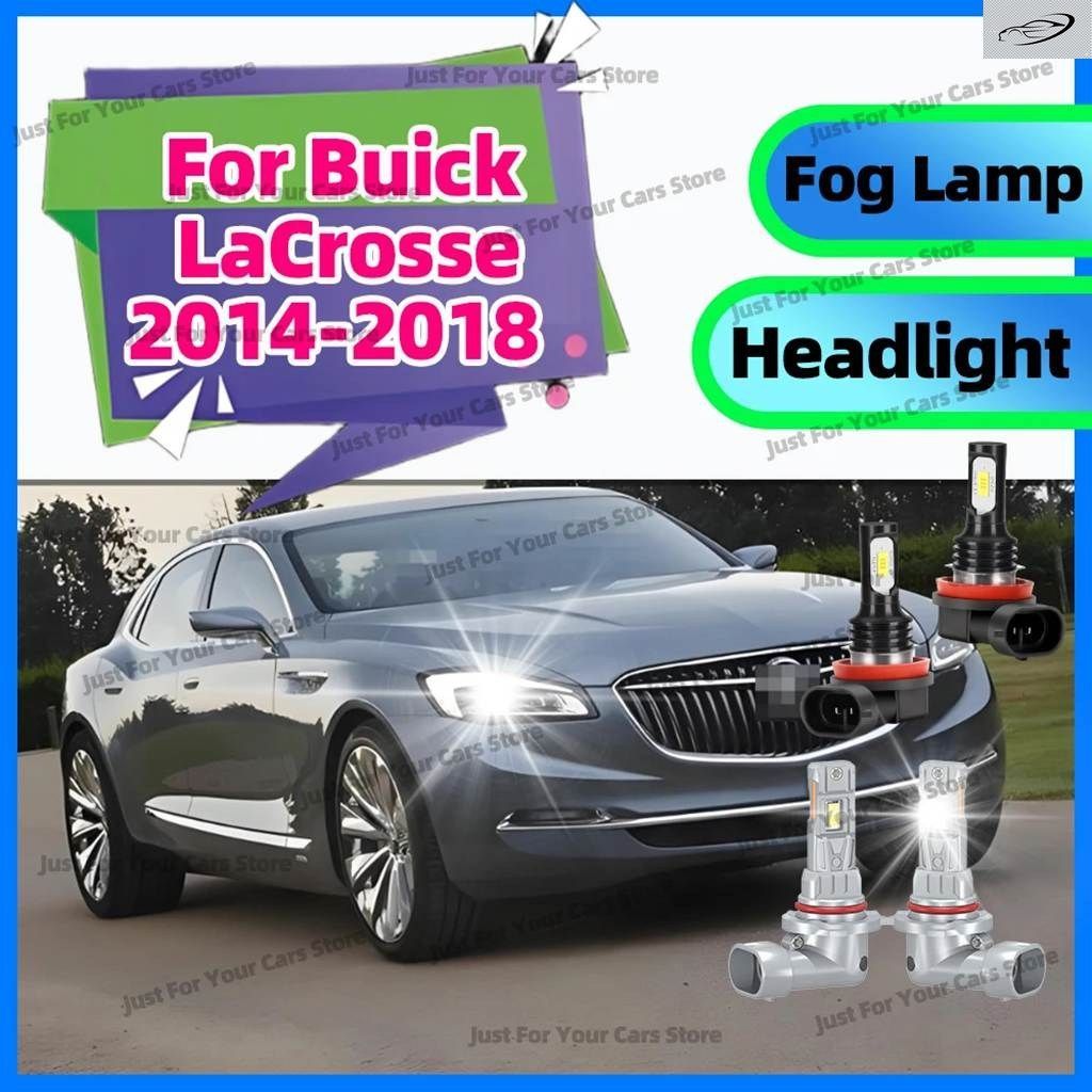 2/4X LED カー ヘッドライト 30000LM ヘッドランプ 12V 6000K ホワイト フォグランプ バルブ BUICK LACROSSE 2014 - 18 プラグプレイ 12V
