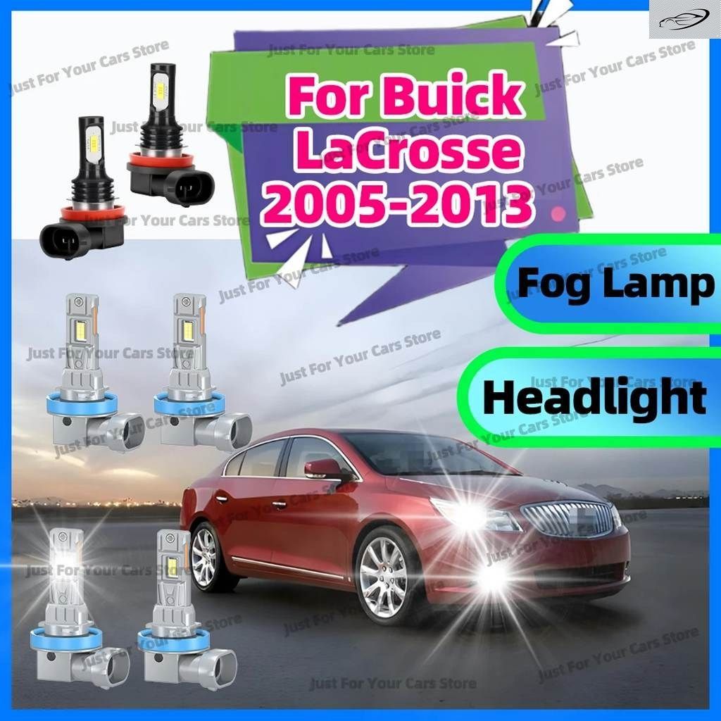 2/6X ハイ/ロービーム 30000LM ヘッドライト 6000K LED フォグ バルブ ビュイック ラクロス 2005 - 13 ヘッドランプ