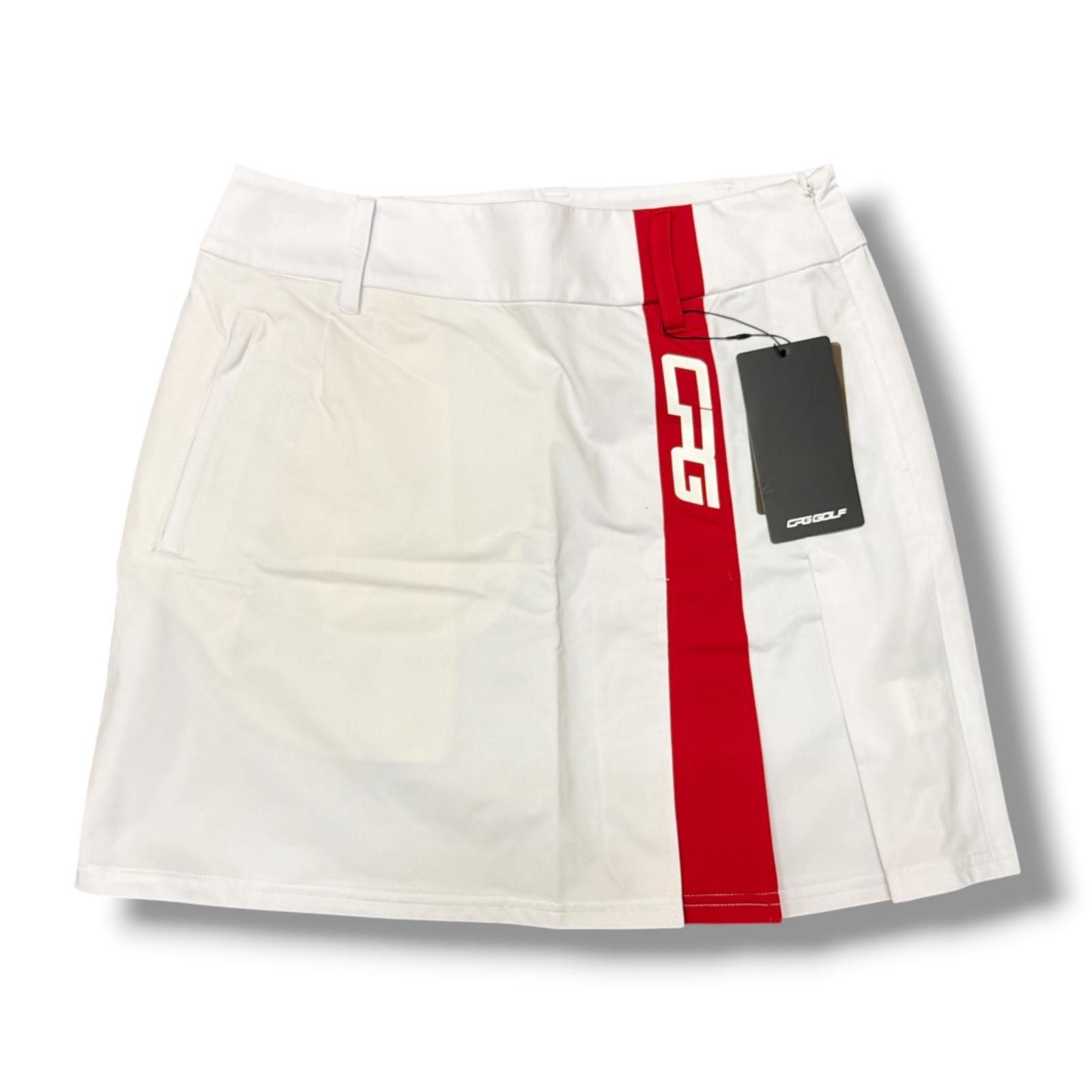 参考上代24200円 未使用 CPG GOLF bicolor pleated skirt バイカラー