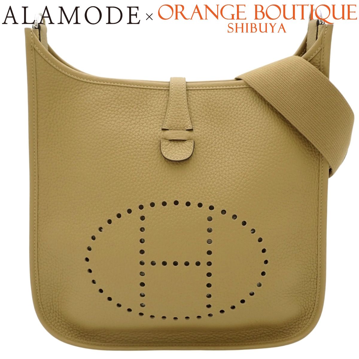 HERMES(エルメス) エブリン3PM デュンヌ ベージュ トリヨンクレマンス パラジウム金具 シルバー金具 K刻印 ショルダーバッグ エヴリン 肩掛け 斜め掛け レディース 40802210094【中古】【アラモード】