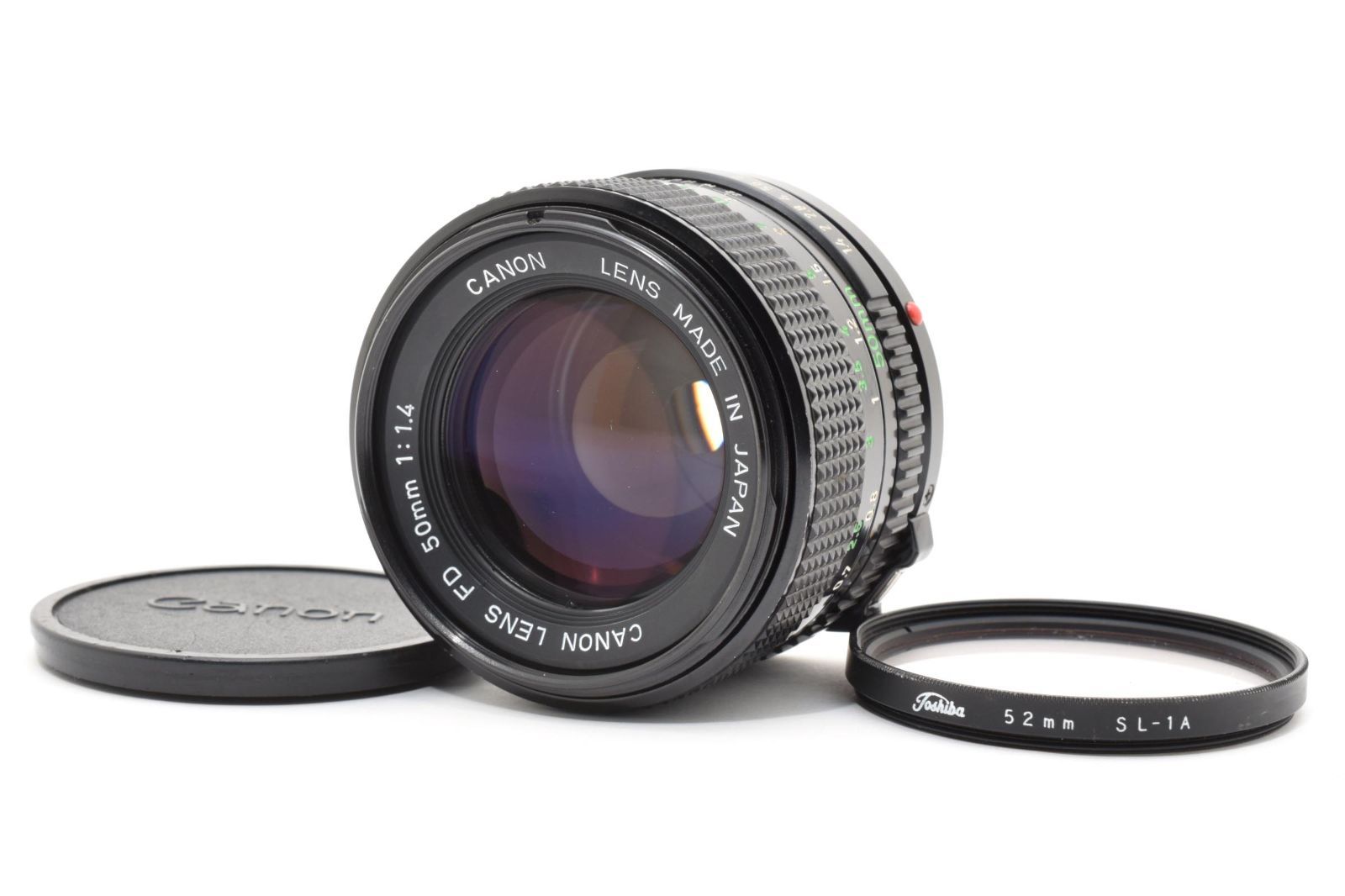 Canon New FD 50mm F1.4 標準レンズ MF 美品 近接良好 光学カビ・曇り