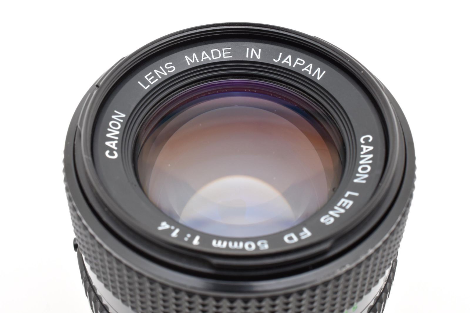 Canon New FD 50mm F1.4 標準レンズ MF 美品 近接良好 光学カビ・曇り