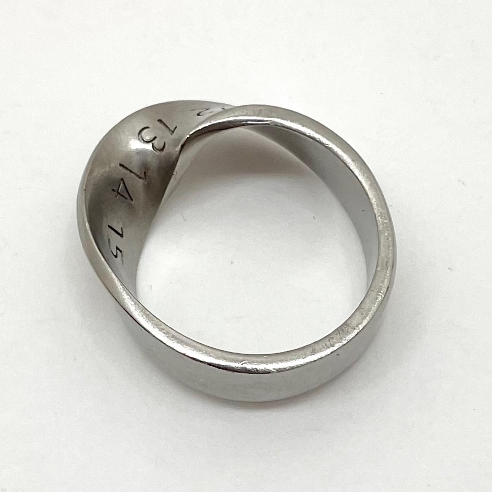 メゾンマルジェラ Maison Margiela SV925 シルバー ロゴ リング 22号