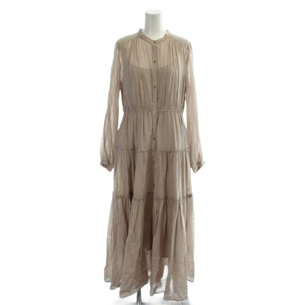ヌキテパ NE QUITTEZ PAS! Cotton Voile Tiered Maxi Dress ワンピース