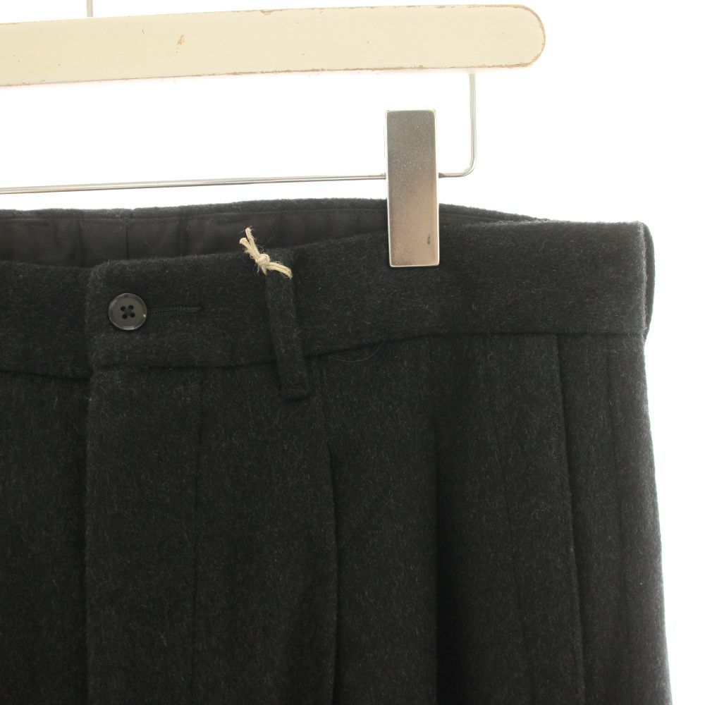 ハバーサック HAVERSACK タグ付き ワイドパンツ カシミヤ ツータック L
