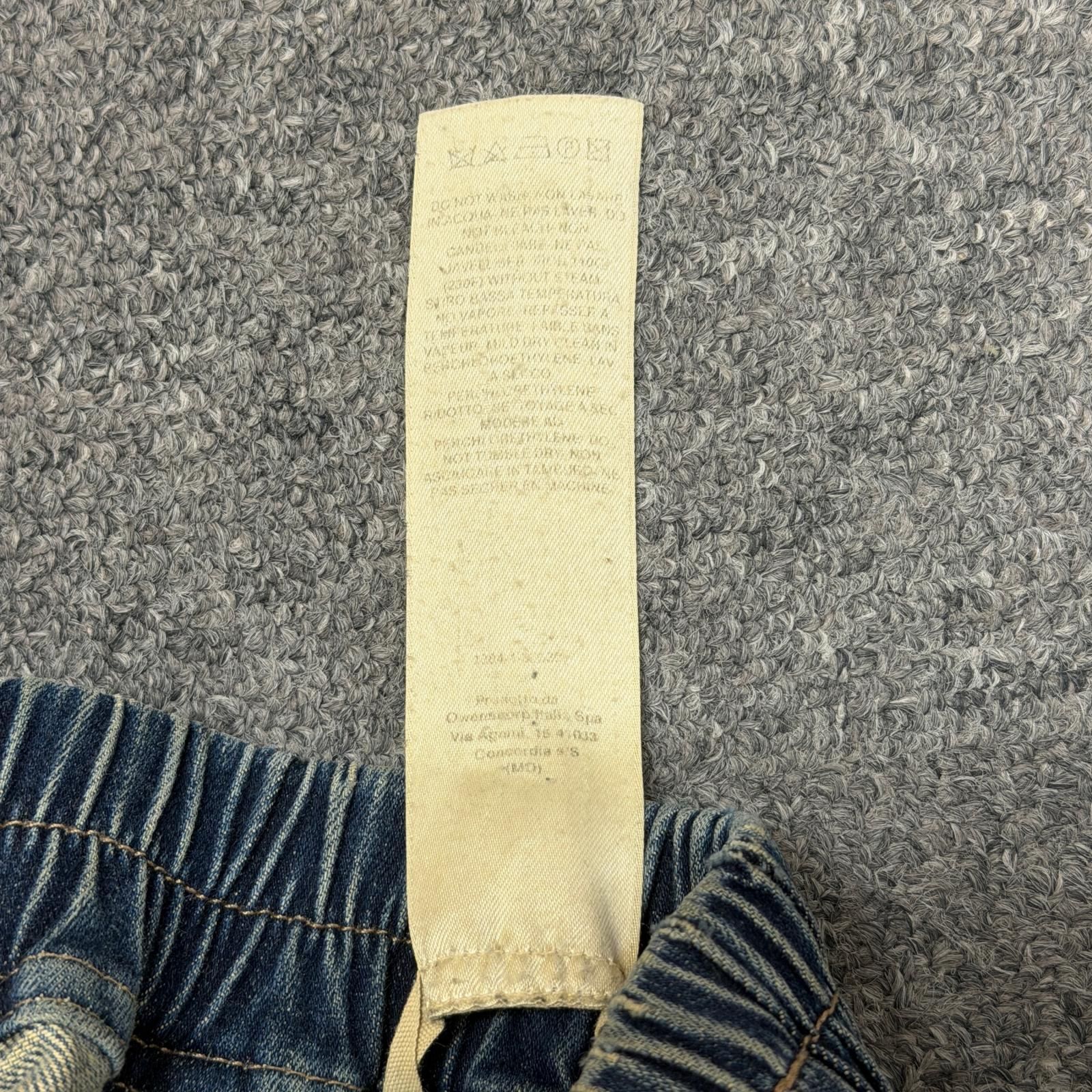 参考上代147400円 DRKSHDW 26SS CREATCH WIDE CARGO  クリーチワイドカーゴ ドローストリング デニムパンツ ダークシャドウ DU01F4394-DWB インディゴ S （20158M） 参考上代147400円 DRKSHDW 26SS CREATCH WIDE CARGO DRAWSTRING
