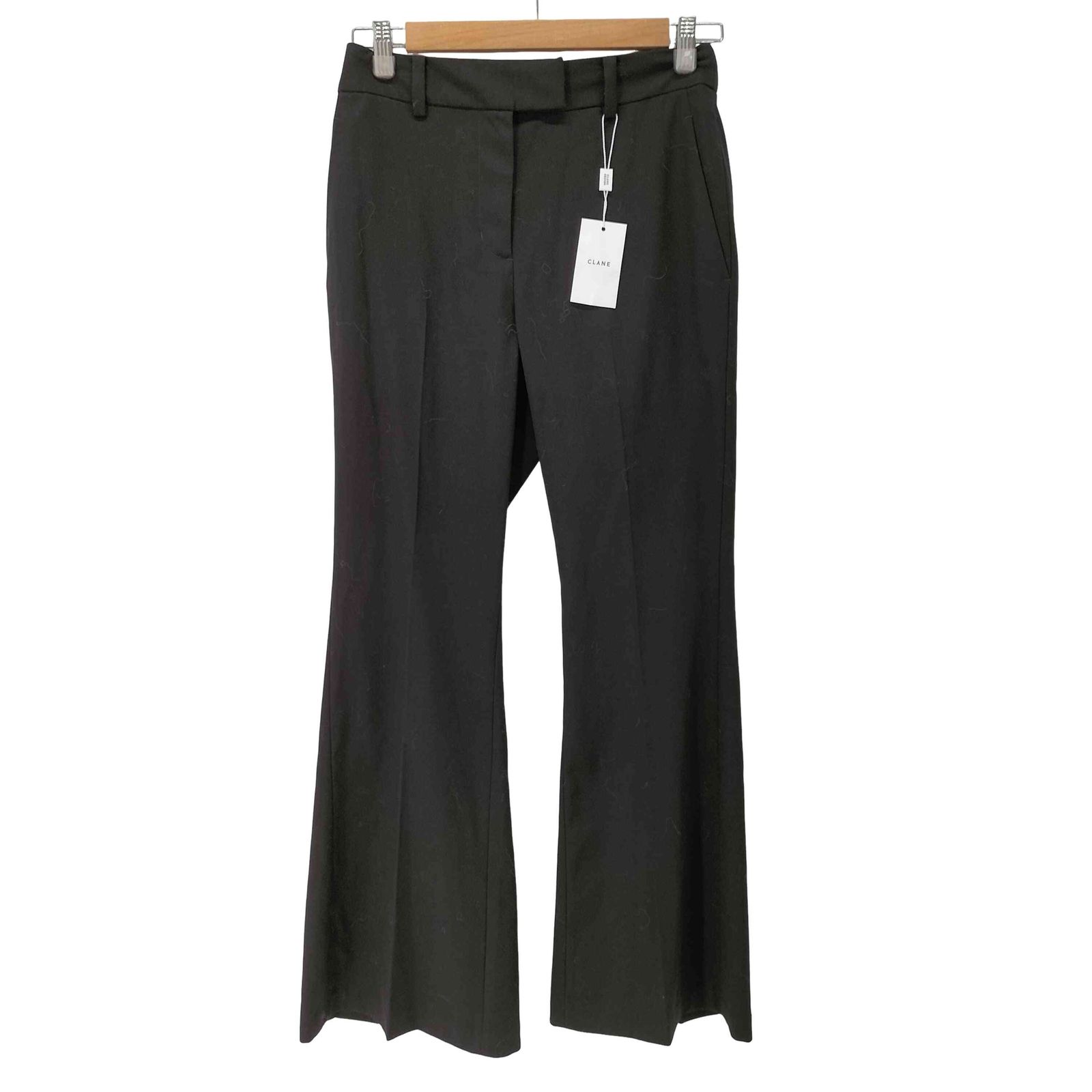 クラネ CLANE BACK PLEATS FLARE PANTS レディース JPN：1