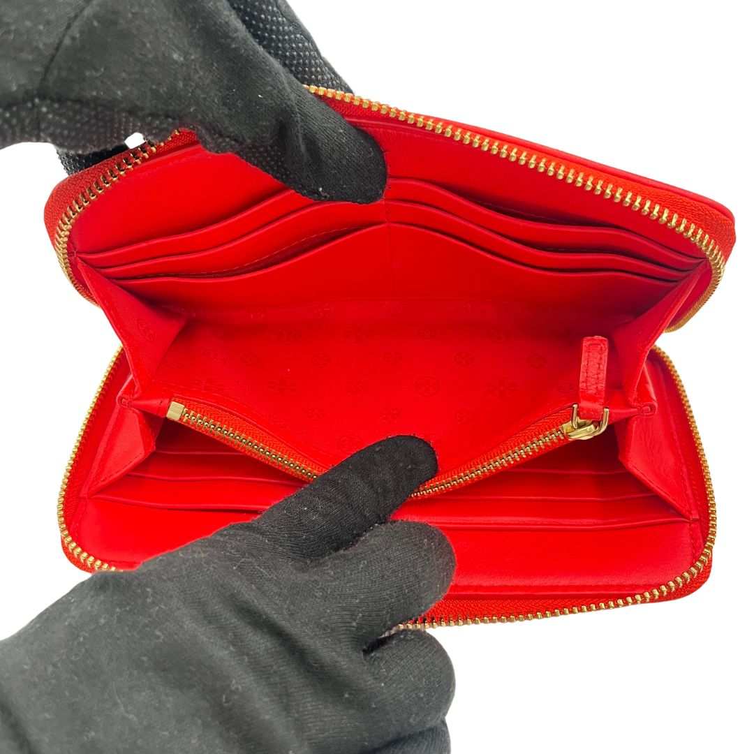 TORY BURCHトリーバーチ 長財布 フレミング キルティング ラウンド 