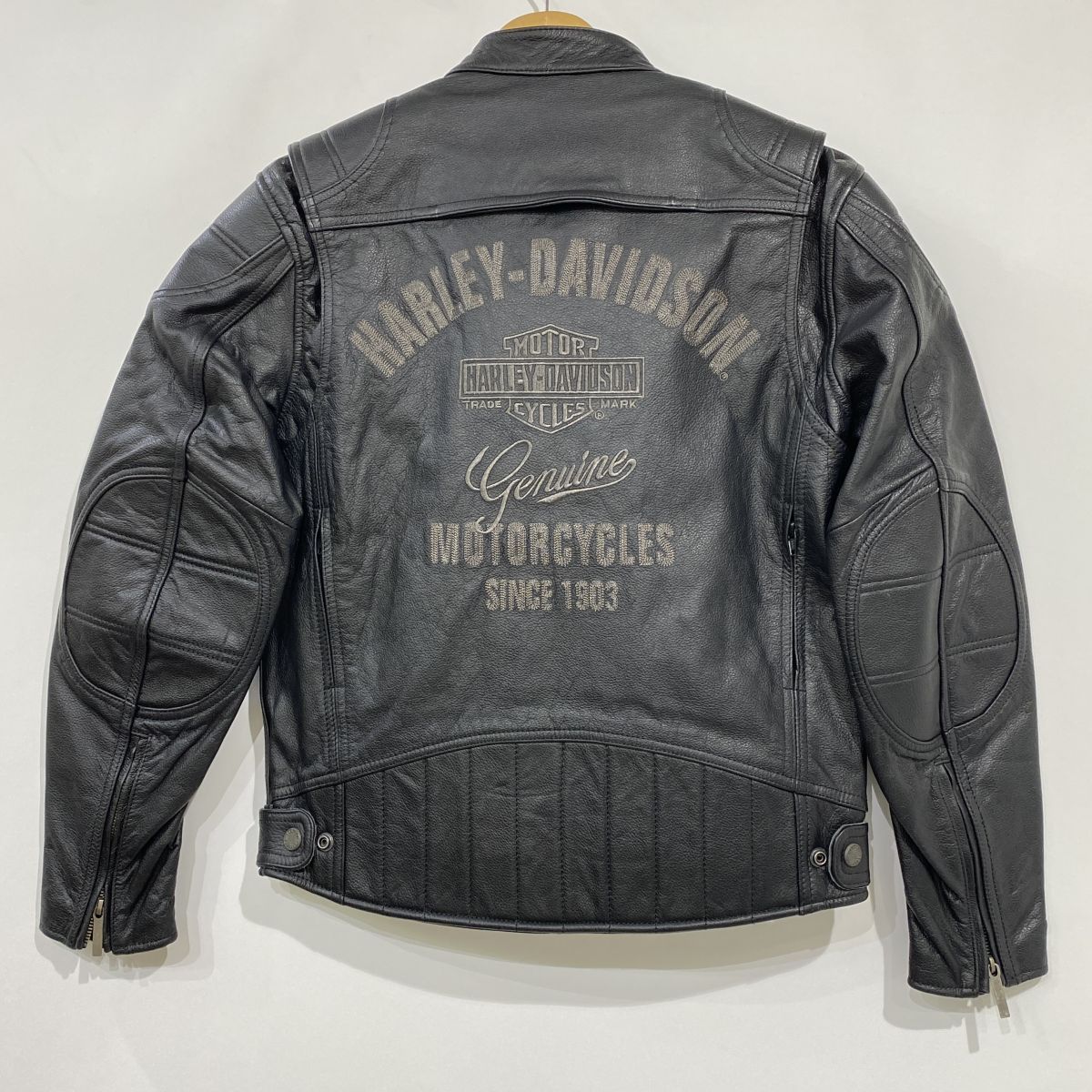 Harley-Davidson シングルライダースジャケットXS 日本サイズS HARLEY-DAVIDSON ハーレーダビッドソン シングルライダースジャケット