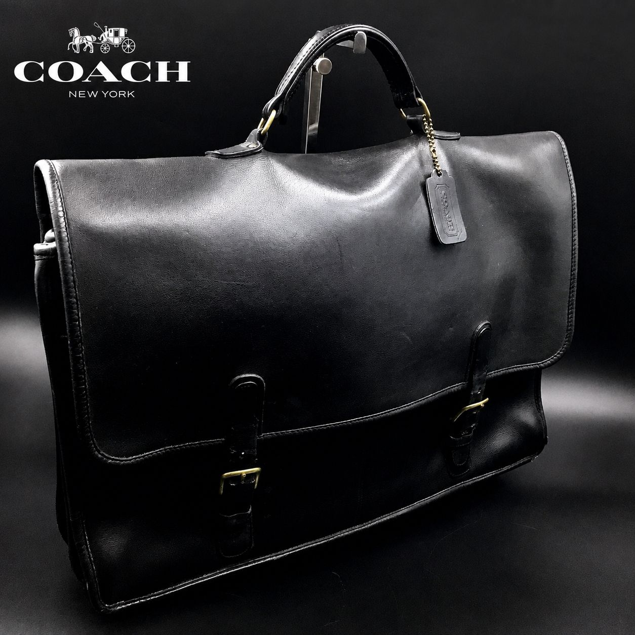COACH オールドコーチ レザー ブリーフケース ビジネスバッグ オールド