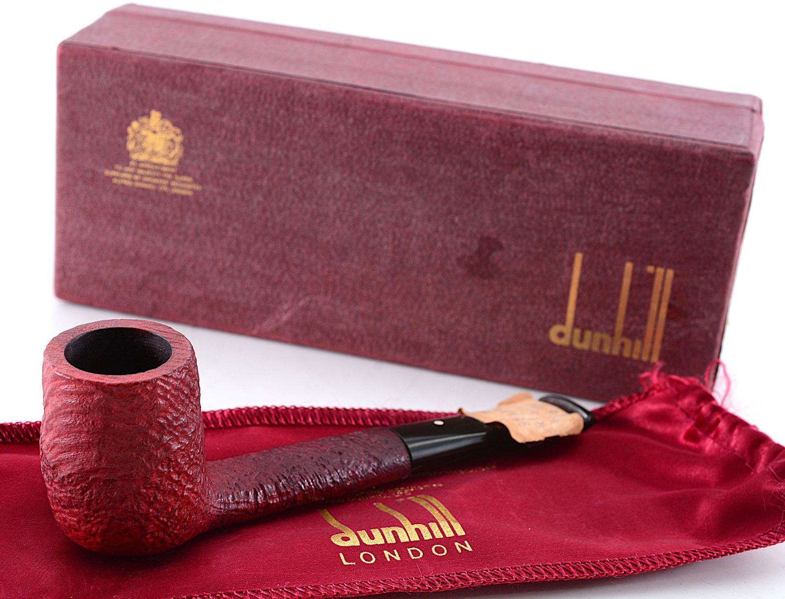 未使用　Dunhill ダンヒル パイプ REDBARK レッドバーク 31 GR 3 喫煙具 箱 ポーチ付 35,737円