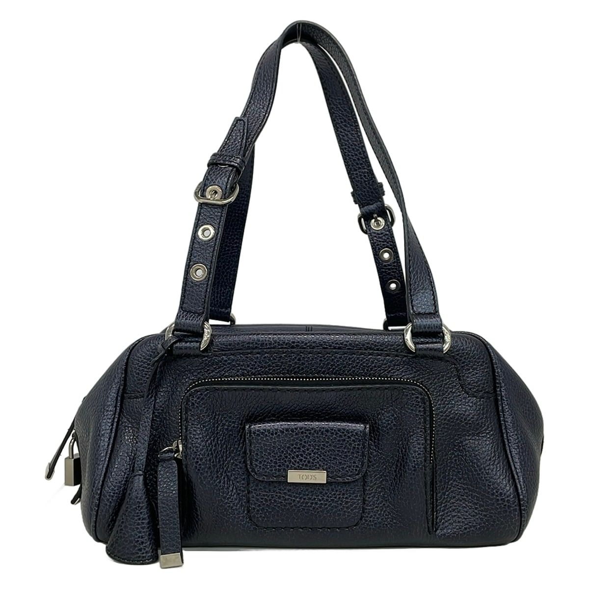 TOD'S(トッズ) ショルダーバッグ - ダークネイビー レザー