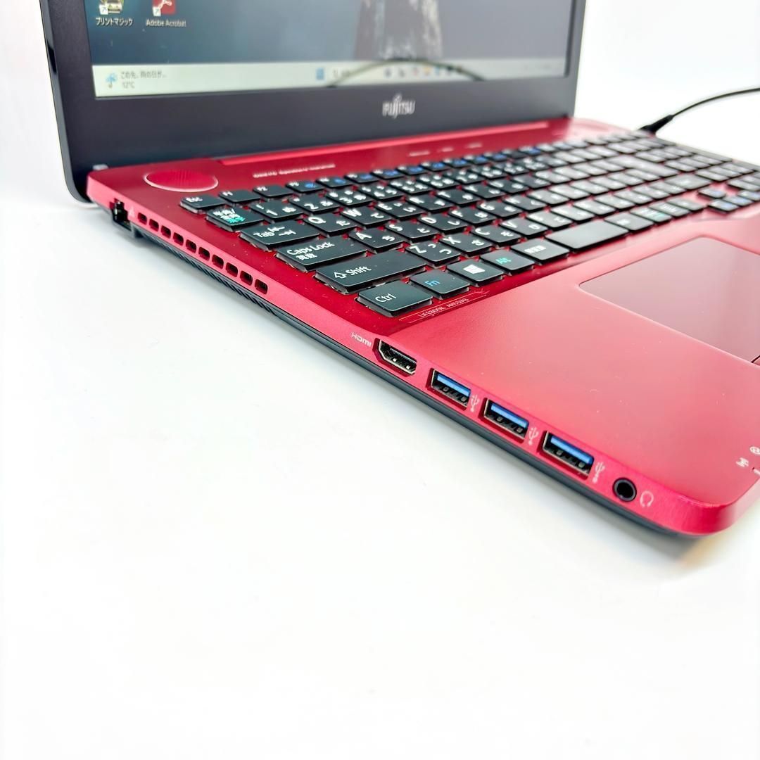 ノートパソコン 富士通 LIFEBOOK Core i7 第6世代 SSD256GB 8GB