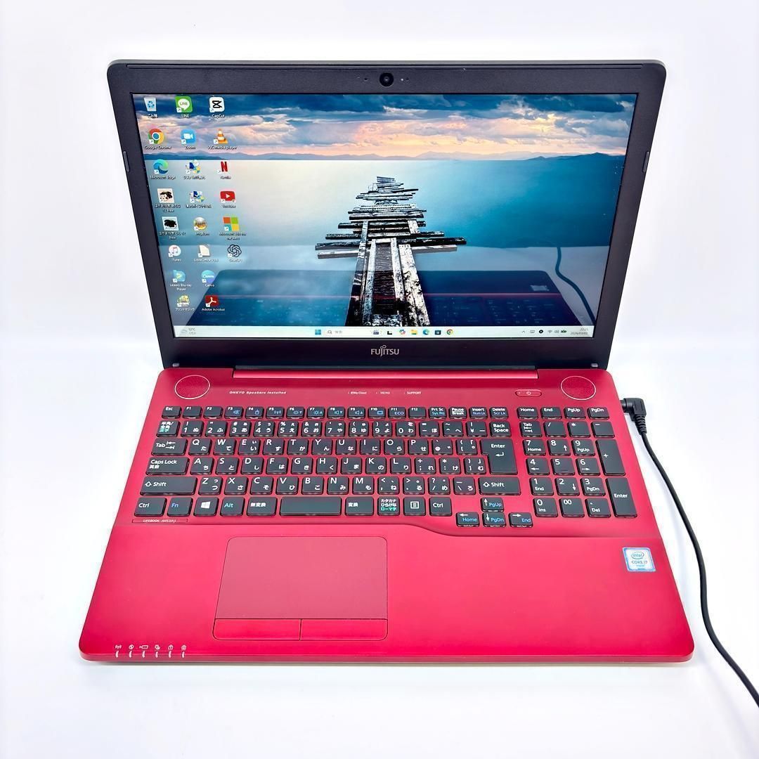 ノートパソコン 富士通 LIFEBOOK Core i7 第6世代 SSD256GB 8GB