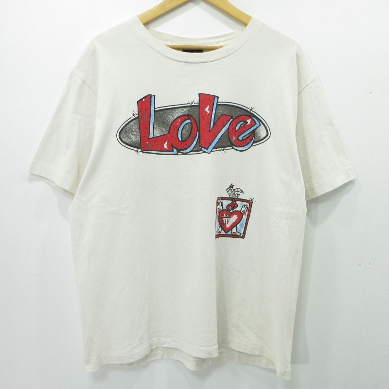 【三重本店】 中古 SAINT MICHAEL | セントマイケルセイントマイケル 半袖Ｔシャツ SS TEE LOVE SM-S22-0000-001 ホワイト サイズ：M 【108】