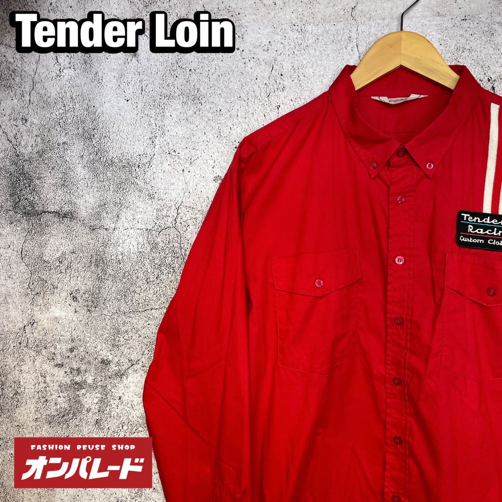 Tender Loin テンダーロイン レーシングシャツ ワッペン 長袖シャツ