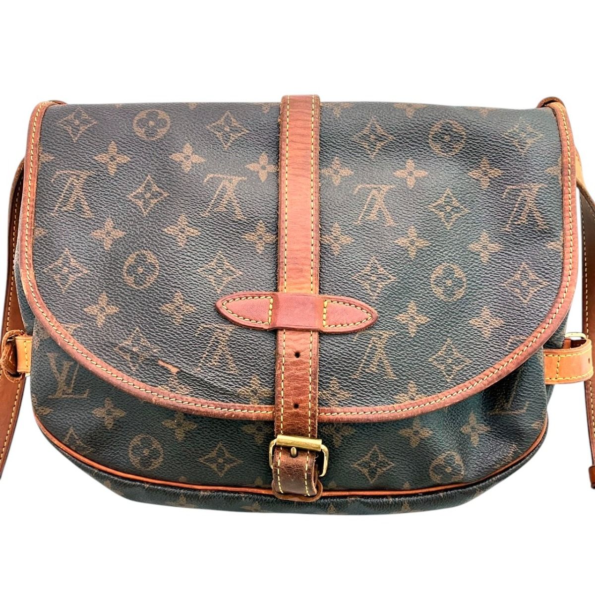 ルイ・ヴィトン LOUIS VUITTON ソミュール30 モノグラム ショルダー