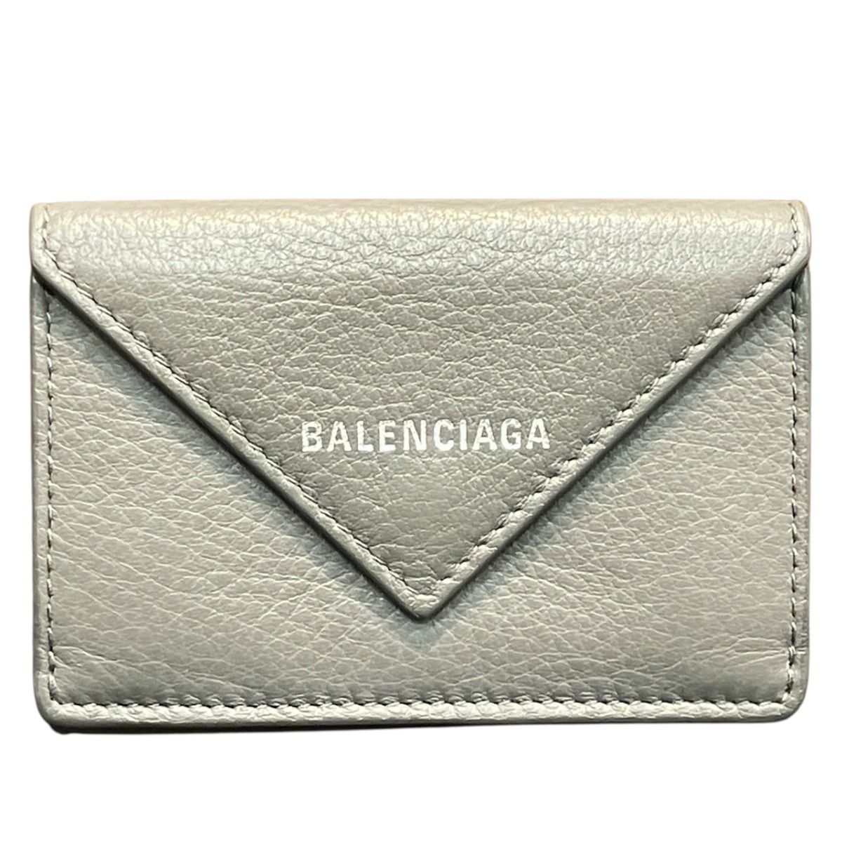 バレンシアガ BALENCIAGA ペーパー ミニウォレット 三つ折り財布