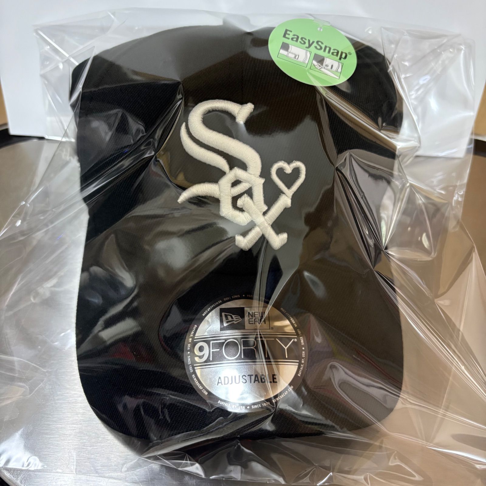 BASICKS x NEW ERA White Sox Cap / BLACK ニユーエラ キャップ コラボ