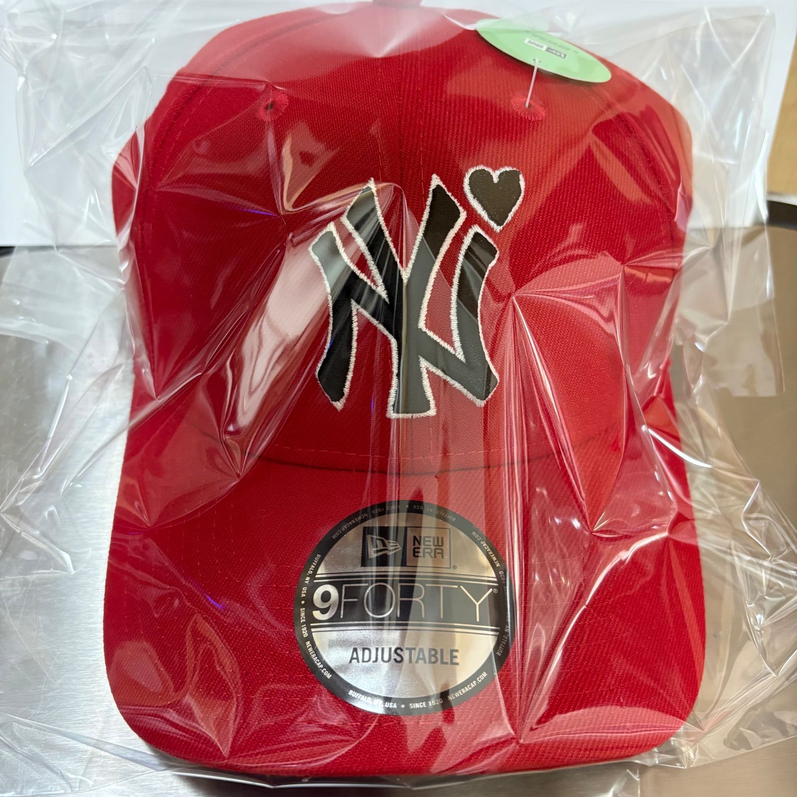 BASICKS x NEW ERA YANKEES CAP / RED ニユーエラ キャップ コラボ
