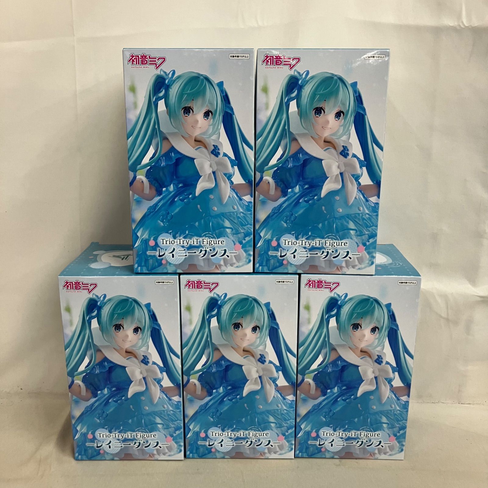 未開封 初音ミク レイニーダンス Trio-Try-iT Figure フィギュア 5個