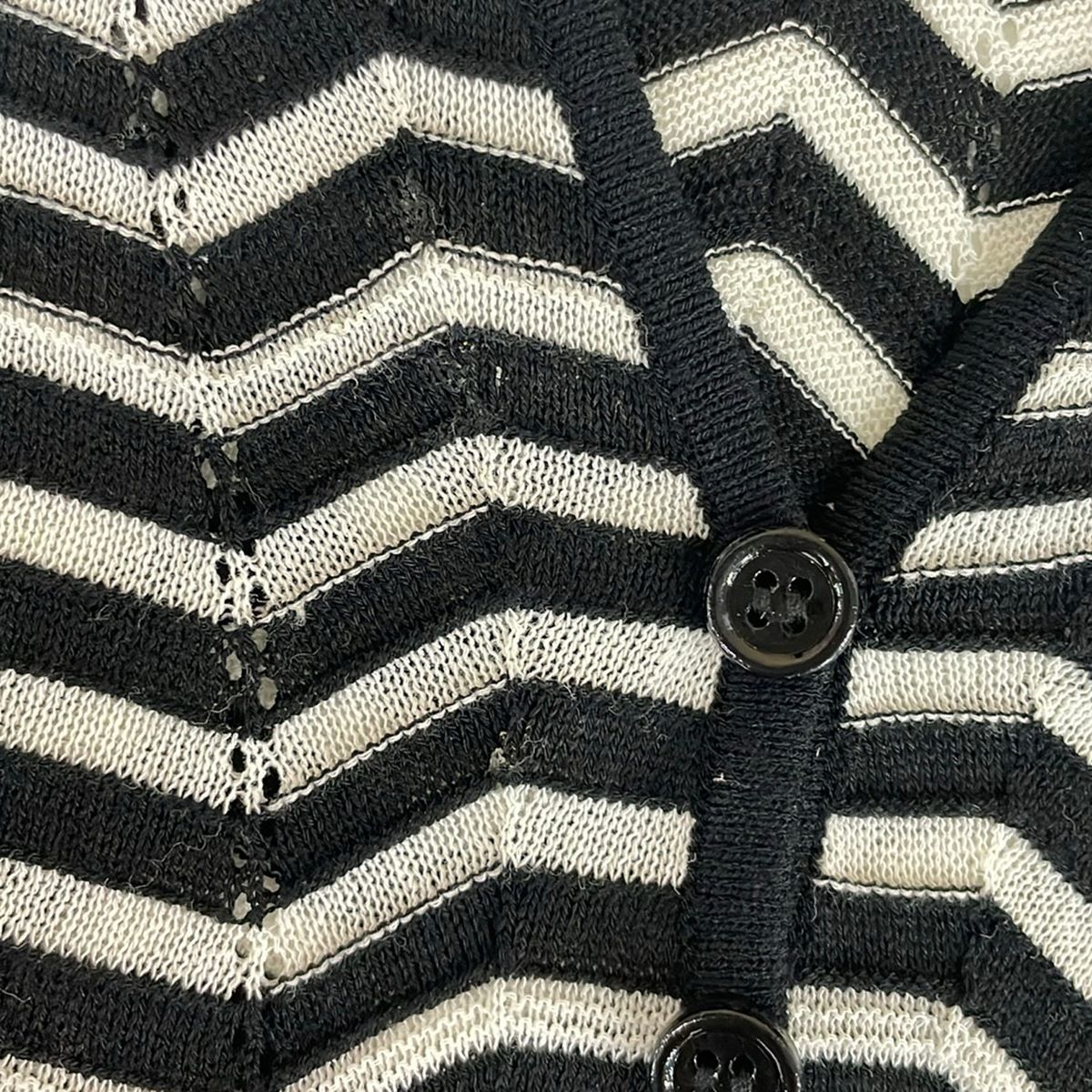 MISSONI(ミッソーニ) ワンピース サイズ40 M レディース美品 - 黒×白