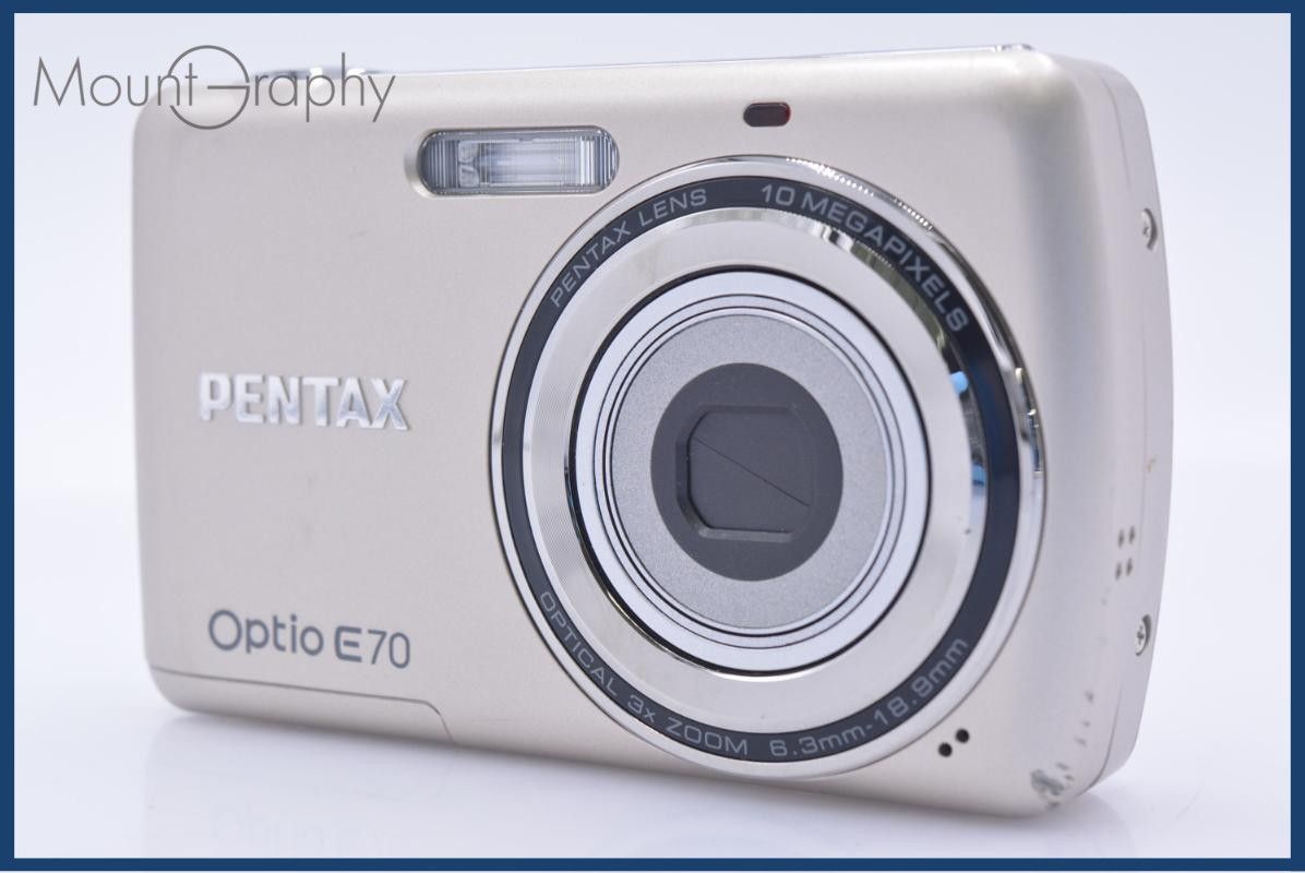 【動作保証】 ペンタックス PENTAX Optio E70 3x 単三電池仕様 同梱無料 #my476 10,962円