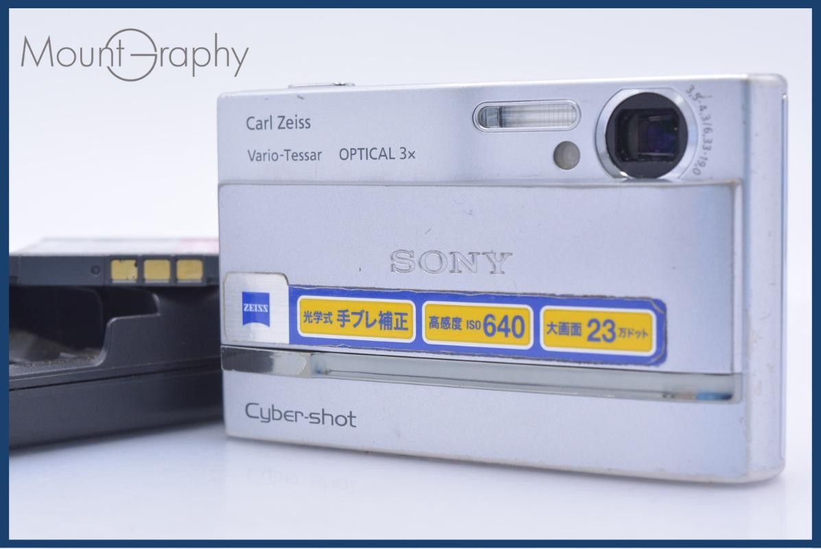 【動作保証】 ソニー SONY Cyber-shot DSC-T9 3x バッテリー、充電器付属 同梱無料 #my483 10,826円