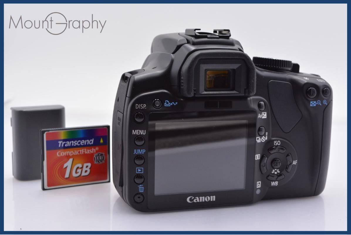 カメラ キヤノン Canon EOS Kiss DIGITAL X バッテリー、メモリー
