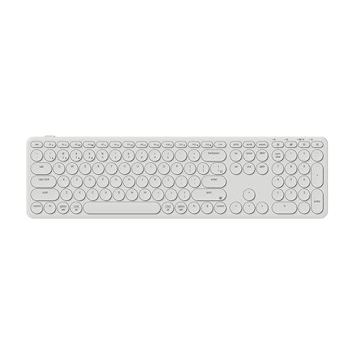「国内正規品」Keychron B5 Pro 超薄型ワイヤレスキーボード フルサイズ(112キー) ラウンドキーキャップ 三台同時接続 Bluetooth 5.2 / 2.4GHz / USB-C 1000Hzポーリングレート 300時間ロングバッテリー yu