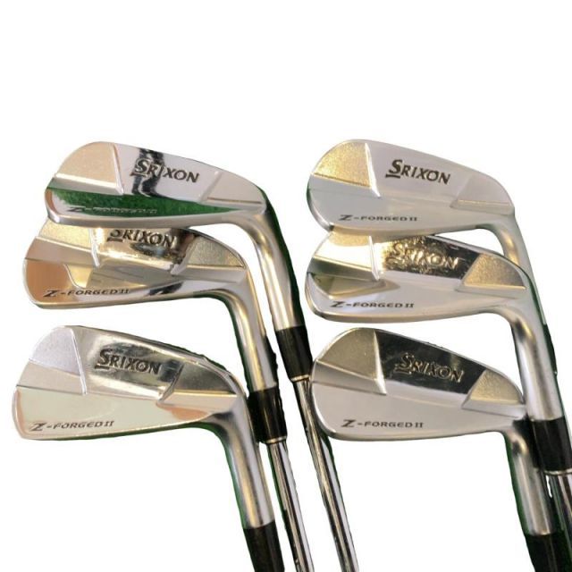 【中古】 ダンロップ SRIXON Z-FORGED II 6S アイアンセット IR Dynamic Gold D.S.T (フレックスS) メンズ 男性用 右利き 右用 Cランク ゴルフクラブ
