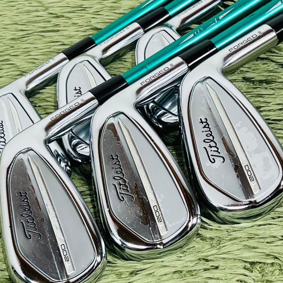 【中古】タイトリスト T200 2023 アイアン6本セット メンズゴルフ 初心者 入門 Titleist TOUR AD AD-75 カーボンシャフト 男性 右利き flex R