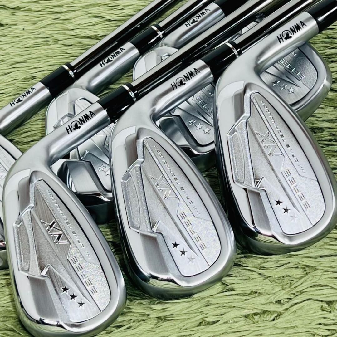【中古】ホンマ ベレスNX 3s 星3 アイアン7本セット メンズゴルフ HONMA BERES VIZARD IB-WF 70s PROTOTYPE 3s カーボンシャフト 男性 右利き flex S