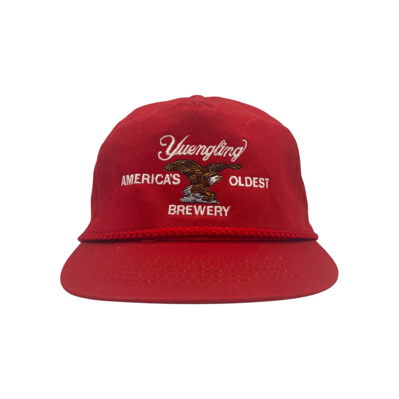 【キャップ/帽子】90s Yuengling ビンテージ トラッカーキャップ レッド 赤