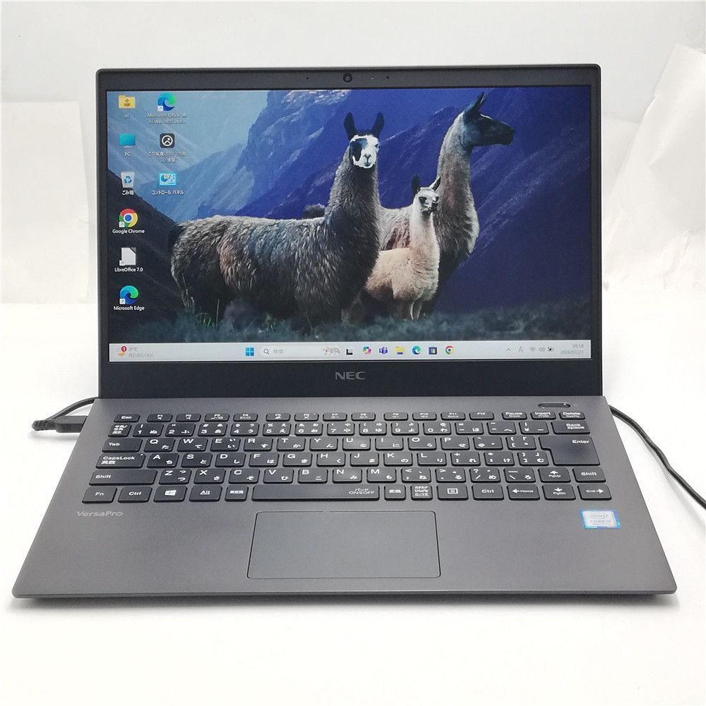 激安 Wi-Fi有 中古ノートパソコン NEC VKT16GZG6 Core i5 8265U 8GB 256GB 高速SSD 無線LAN Bluetooth カメラ Windows11 Office済 即使用可
