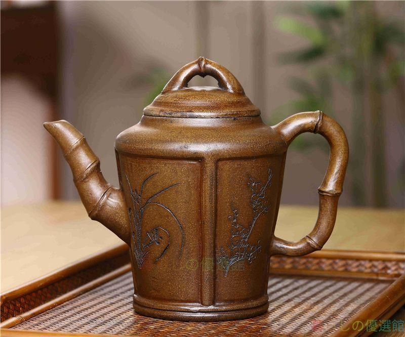 【上品】紫砂壷 梅蘭竹菊 茶壺 茶道具 煎茶道具 インテリア zw427