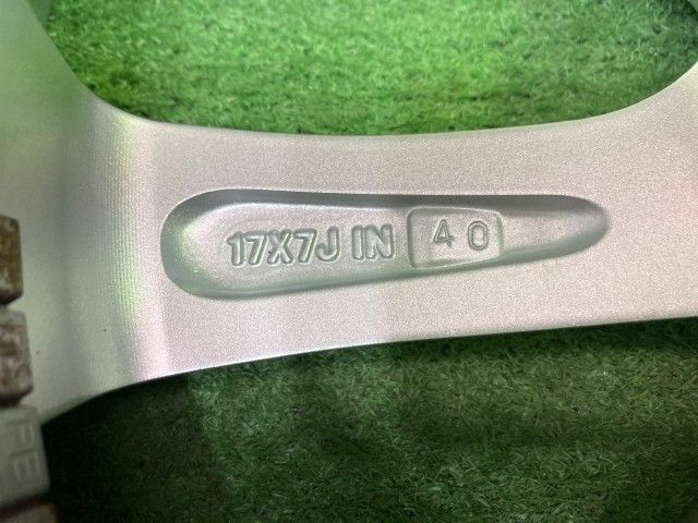 ジョーカー ｸﾗｳﾝ ｴﾙｸﾞﾗﾝﾄﾞ ホイール アルミ シルバー 17インチ 7J 5穴