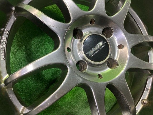 BASEL BB ｱｸｱ ホイール アルミ シルバー 17インチ 7J 4穴 4本 100 +38