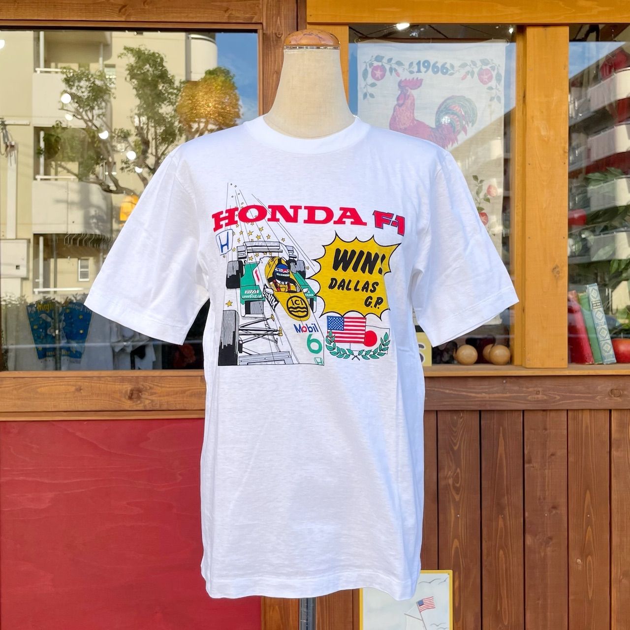 80's HONDA ホンダ F-1 レーシング 企業プリント Tシャツ USA古着 vintage