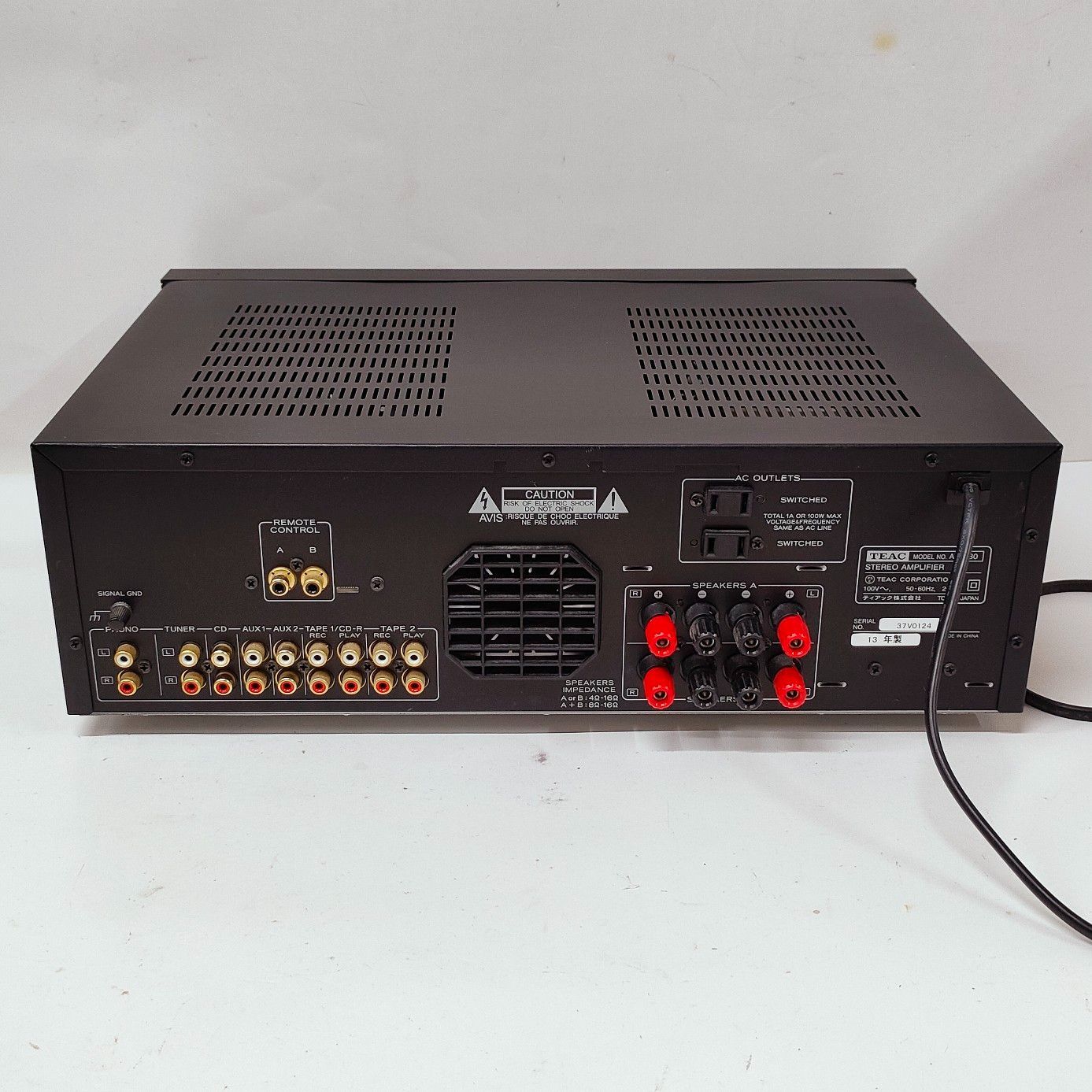 TECK ティアック プリメインアンプ A-R630 リモコン/取説付 本体 通電
