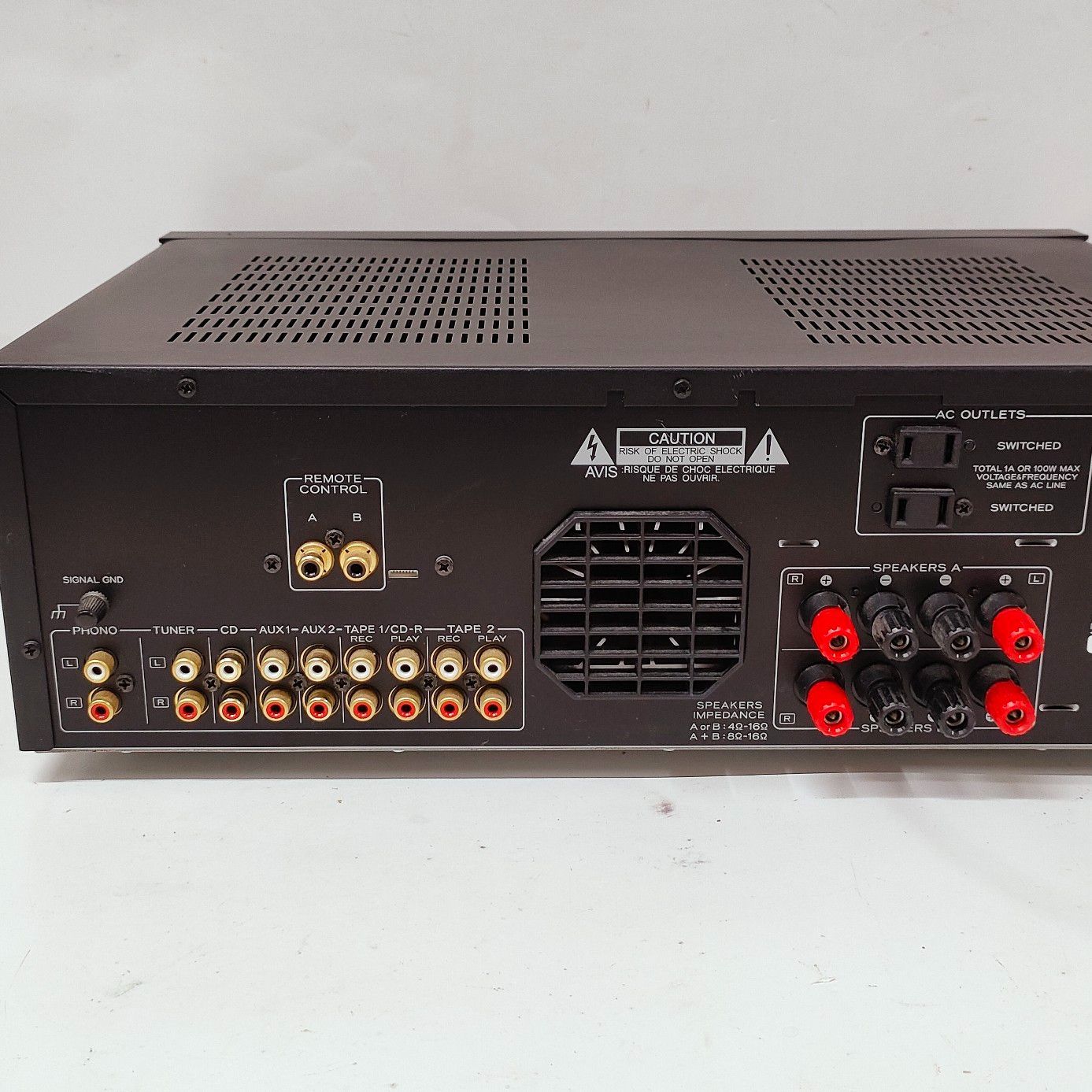 TECK ティアック プリメインアンプ A-R630 リモコン/取説付 本体 通電
