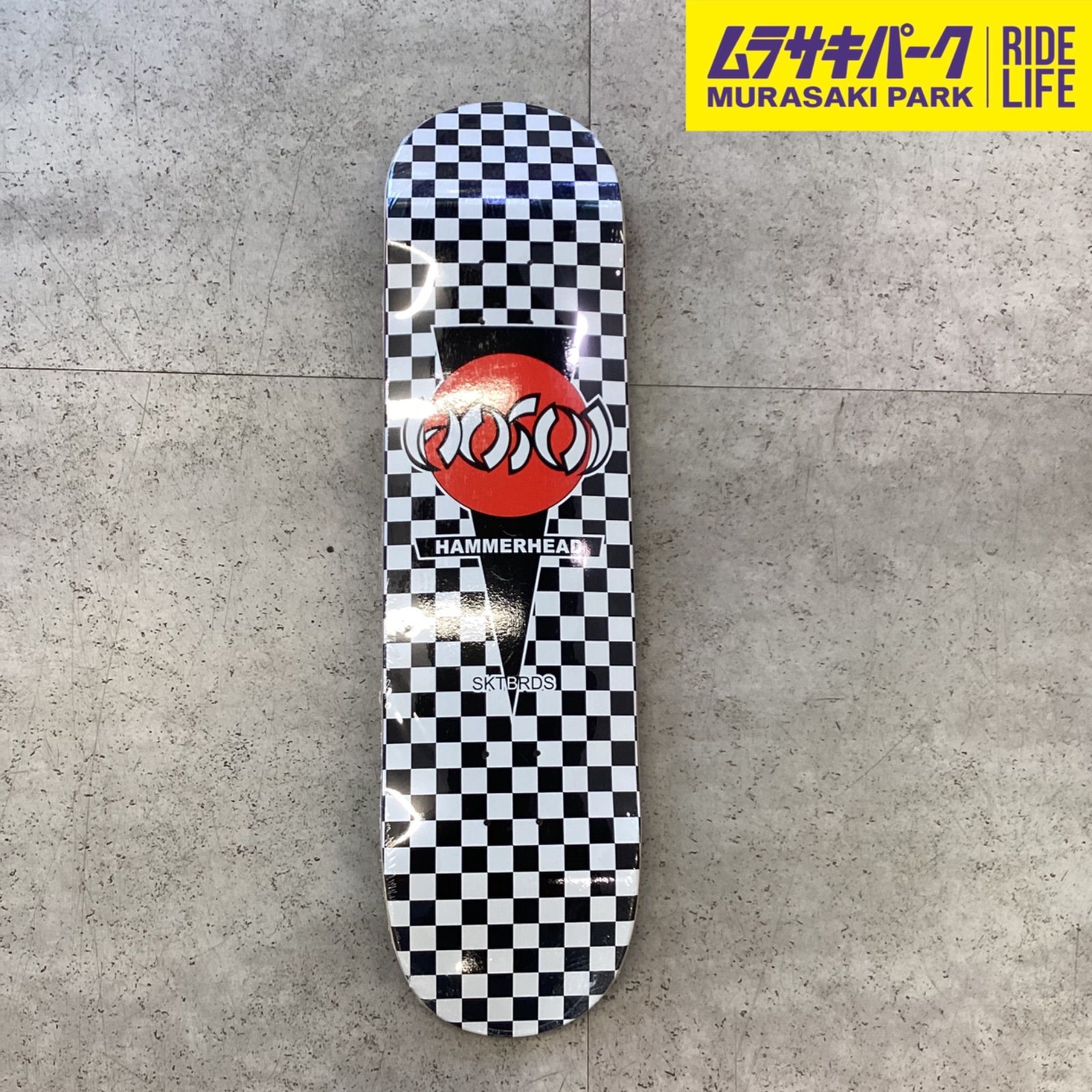 【ムラサキパーク公式】HOSOI ホソイ CHECKERED DECK 8,25 inch deckデッキスケボースケートボードSkateboardSKATEBOARD