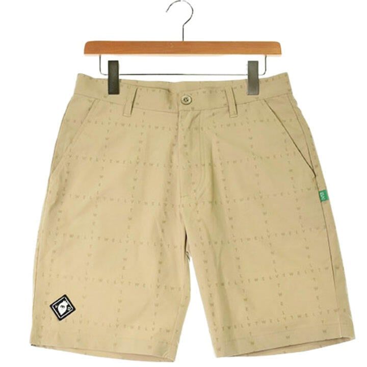V12 ゴルフ ショートパンツ ベージュ V12 | S(S相当) | メンズ ショートパンツ ベージュ系 春夏【中古