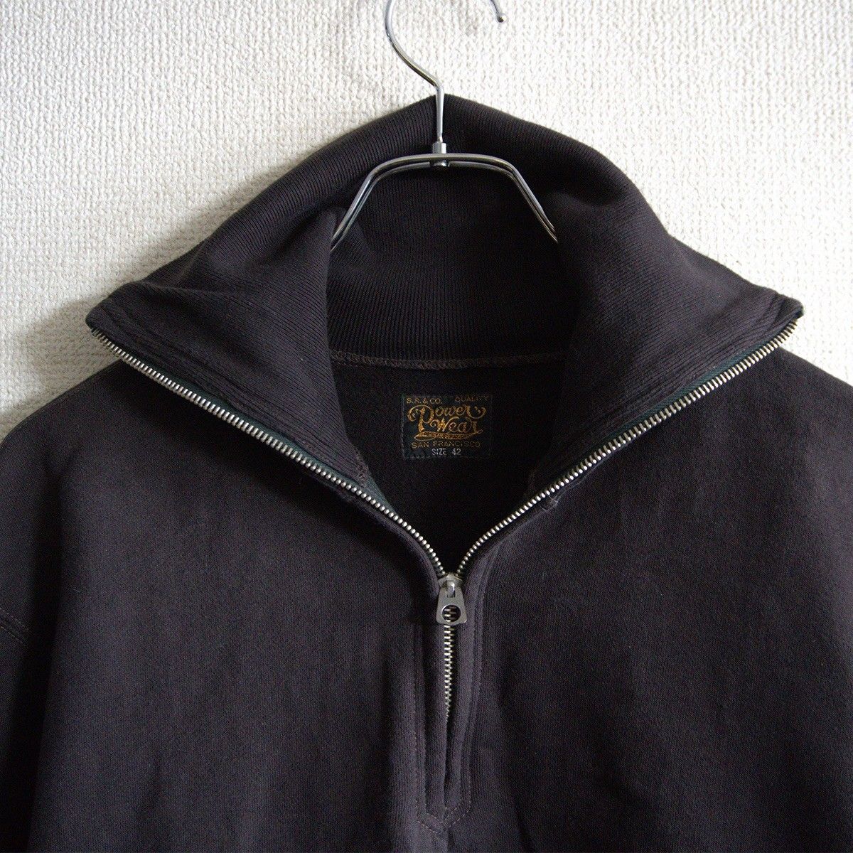 サイズ42】FREEWHEELERS POWER WEAR【QUARTER ZIP COMPETITION TYPE